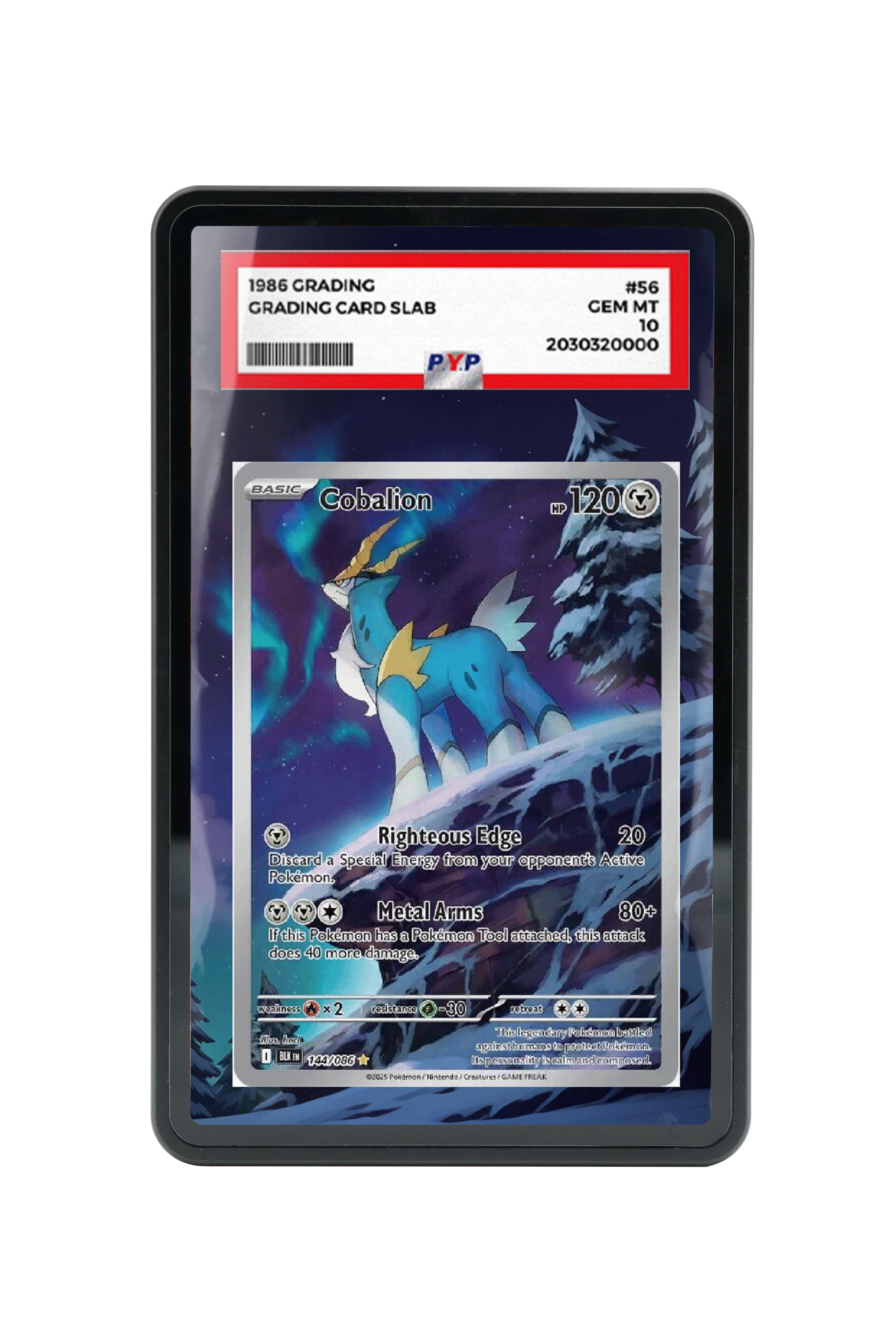 Cobalion-Scarlet & Violet-Black Bolt-[144/086 ]- PSA GRADE