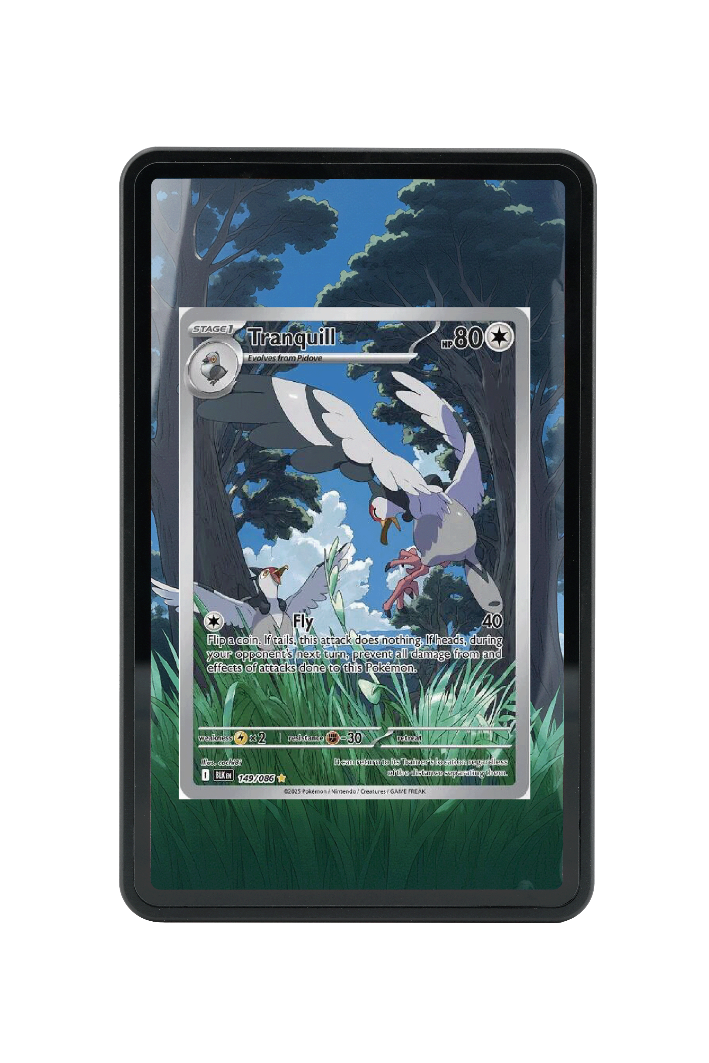 Tranquill-Scarlet & Violet-Black Bolt-[149/086 ]-MAGNETIC CARD HOLDER