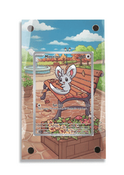Pokémon TCG Minccino Scarlet & Violet - Black Bolt #152/086 Display Frame | Gem Mint Sleeve