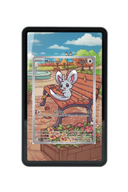 Pokémon TCG Minccino Scarlet & Violet - Black Bolt #152/086 Magnetic Card Holder | Gem Mint Sleeve