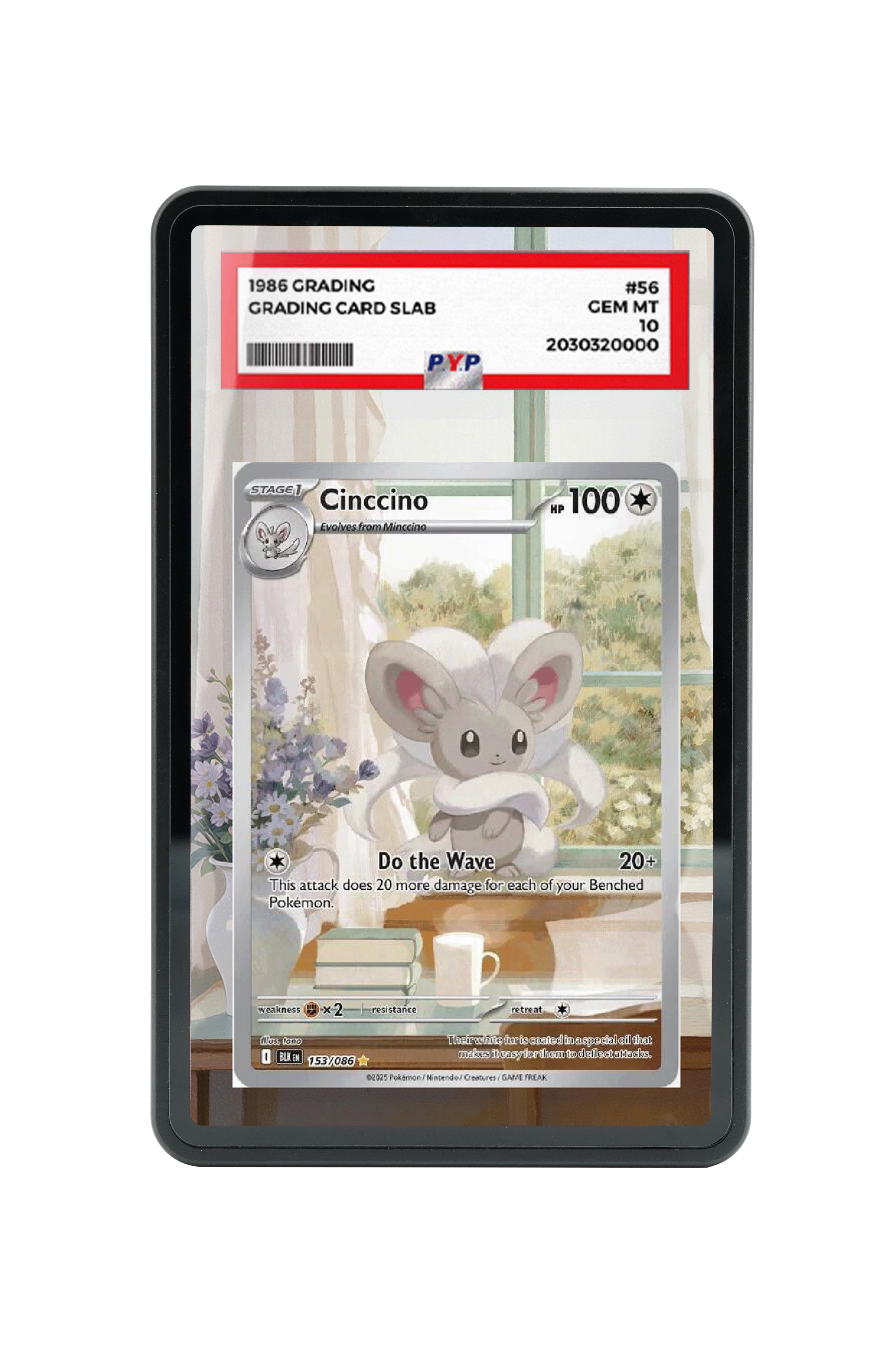 Cinccino-Scarlet & Violet-Black Bolt-[153/086 ]- PSA GRADE