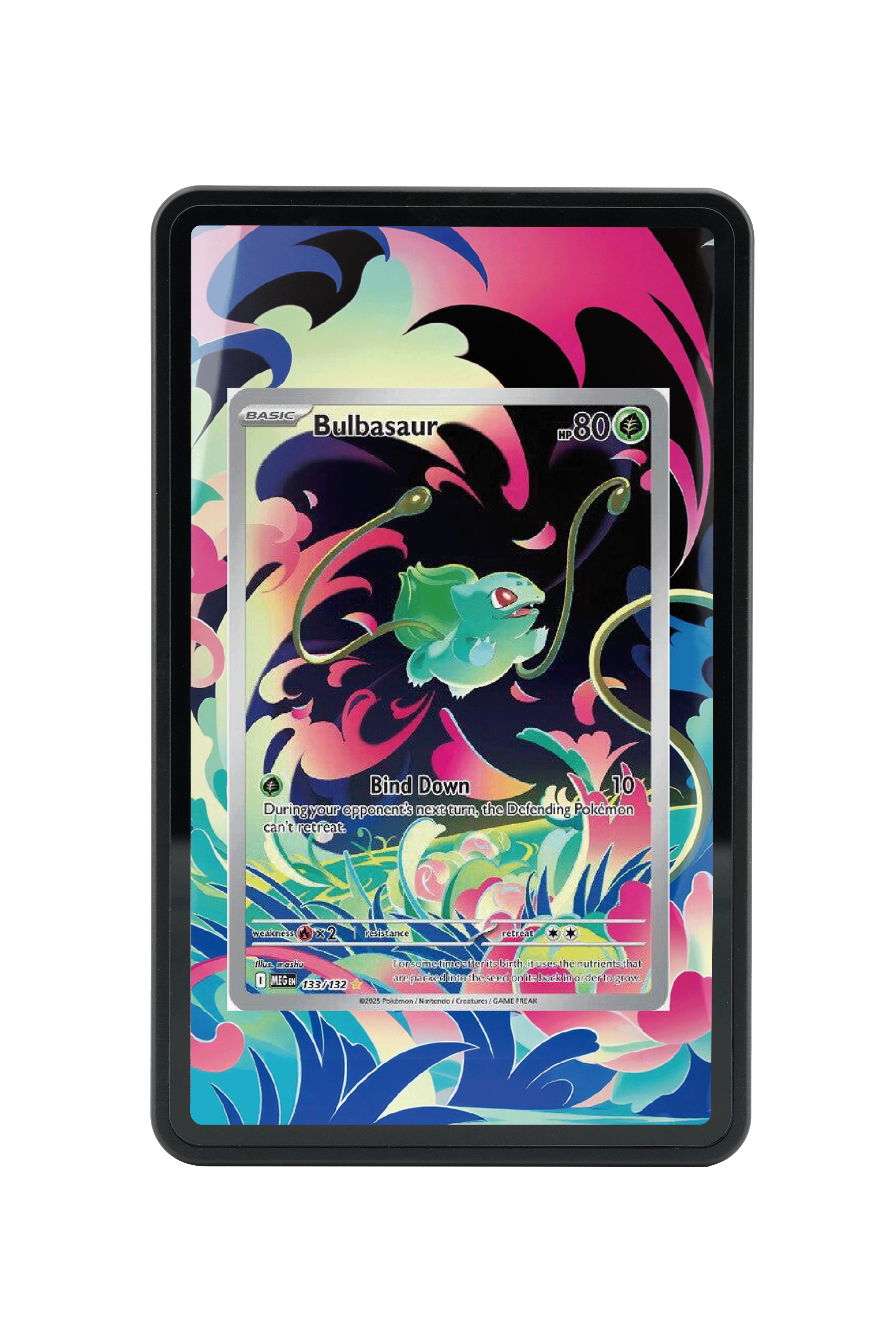 Bulbasaur-Mega Evolution-Mega Evolution-[133/132 ]-MAGNETIC CARD HOLDER