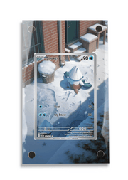 Pokémon TCG Snover Mega Evolution #140/132 Display Frame | Gem Mint Sleeve