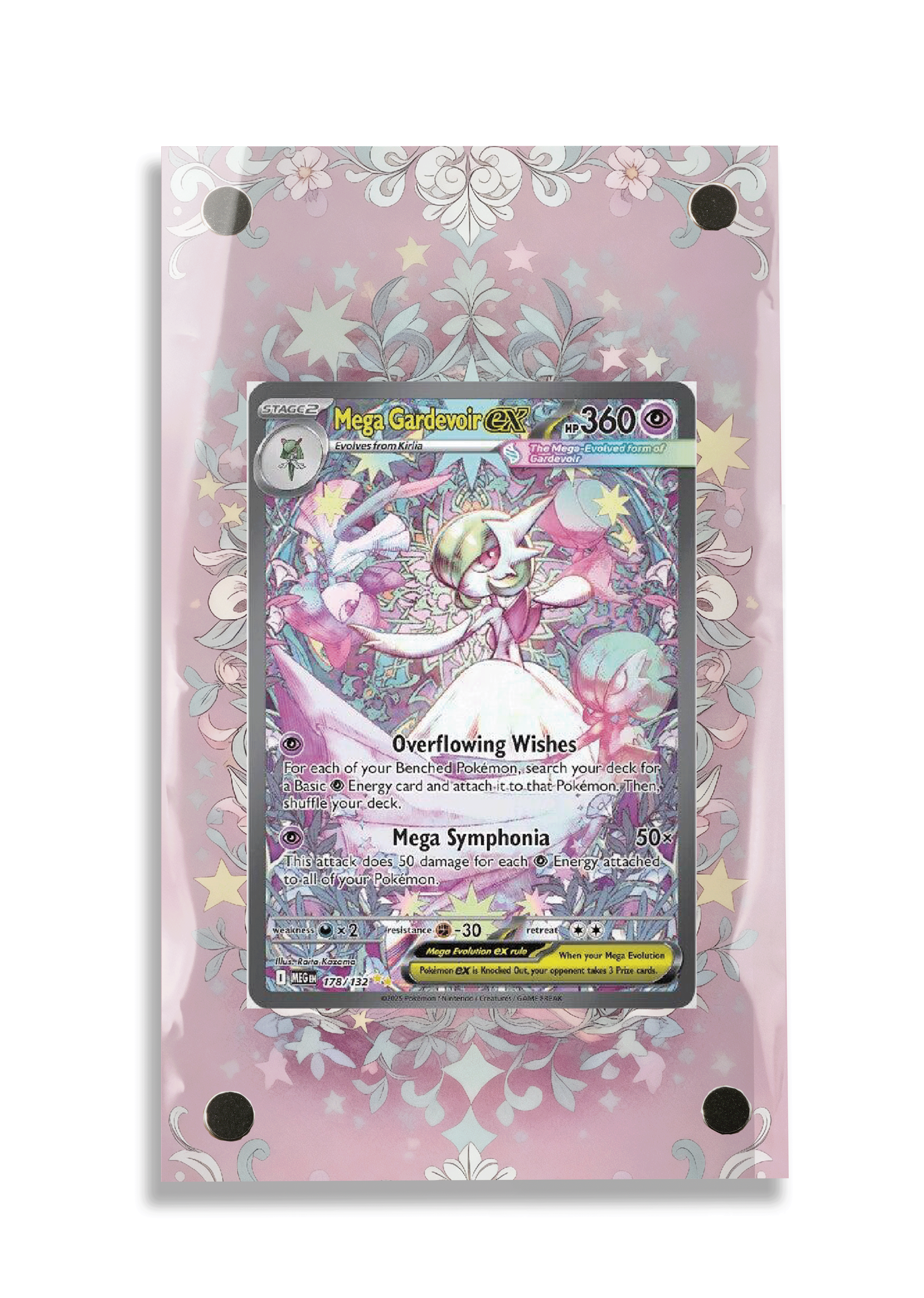 Mega Gardevoir ex-Mega Evolution-Mega Evolution-[178/132 ]- FRAME