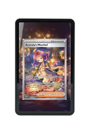 Pokémon TCG Acerola's Mischief Mega Evolution #183/132 Magnetic Card Holder | Gem Mint Sleeve