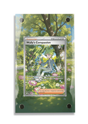 Pokémon TCG Wally's Compassion Mega Evolution #186/132 Display Frame | Gem Mint Sleeve