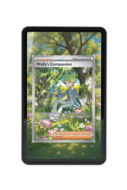 Pokémon TCG Wally's Compassion Mega Evolution #186/132 Magnetic Card Holder | Gem Mint Sleeve