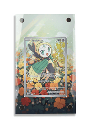 Pokémon TCG Meloetta Mega Evolution - Mega Evolution Promo #26 Display Frame | Gem Mint Sleeve