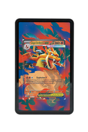 Pokémon TCG Mega Charizard Y ex - 022/217 Ascended Heroes #022/217 Magnetic Card Holder | Gem Mint Sleeve