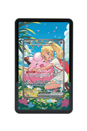 Pokémon TCG Lillie's Clefairy ex - 280/217 Ascended Heroes #280/217 Magnetic Card Holder | Gem Mint Sleeve