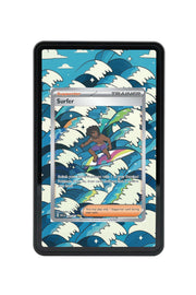 Pokémon TCG Surfer - 293/217 Ascended Heroes #293/217 Magnetic Card Holder | Gem Mint Sleeve
