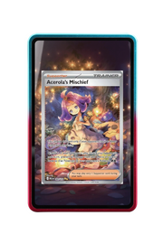 Pokémon TCG Acerola's Mischief Mega Evolution #183/132 Magnetic Card Holder R & B frame with matching extended artwork