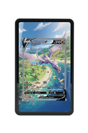Pokémon TCG Aerodactyl V (Alternate Full Art) Sword & Shield - Lost Origin #180/196 Magnetic Card Holder Black frame with matching extended artwork
