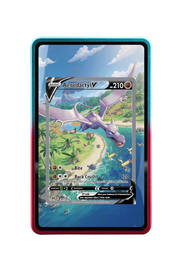 Pokémon TCG Aerodactyl V (Alternate Full Art) Sword & Shield - Lost Origin #180/196 Magnetic Card Holder R & B frame with matching extended artwork