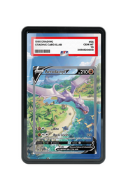 Pokémon TCG Aerodactyl V (Alternate Full Art) Sword & Shield - Lost Origin #180/196 PSA Grade Case Black frame with matching extended artwork