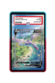 Pokémon TCG Aerodactyl V (Alternate Full Art) Sword & Shield - Lost Origin #180/196 PSA Grade Case R & B frame with matching extended artwork