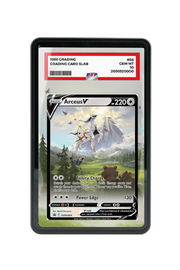 Pokémon TCG Arceus V Sword & Shield - Sword & Shield Promo Cards #SWSH204 PSA Grade Case Black frame with matching extended artwork