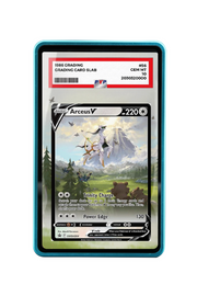 Pokémon TCG Arceus V Sword & Shield - Sword & Shield Promo Cards #SWSH204 PSA Grade Case Blue frame with matching extended artwork