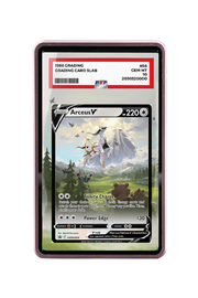 Pokémon TCG Arceus V Sword & Shield - Sword & Shield Promo Cards #SWSH204 PSA Grade Case Pink frame with matching extended artwork