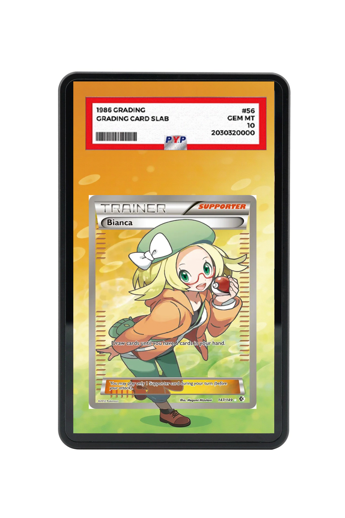 Bianca Boundaries Crossed #147/149 PSA Grade Case with matching extended artwork