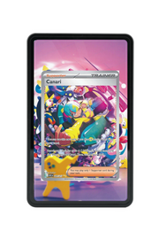 Pokémon TCG Canari - 291/217 Ascended Heroes #291/217 Magnetic Card Holder Black frame with matching extended artwork