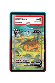 Pokémon TCG Charizard V Sword & Shield - Sword & Shield Promo Cards #SWSH260 PSA Grade Case R & B frame with matching extended artwork