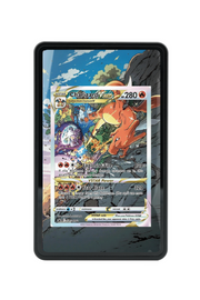 Pokémon TCG Charizard VSTAR Sword & Shield - Sword & Shield Promo Cards #SWSH262 Magnetic Card Holder Black frame with matching extended artwork