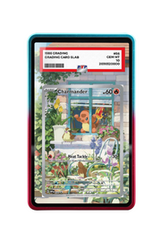 Pokémon TCG Charmander Scarlet & Violet - Scarlet & Violet Promo Cards #44 PSA Grade Case R & B frame with matching extended artwork
