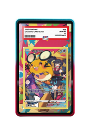 Pokémon TCG Dedenne Sword & Shield - Brilliant Stars Trainer Gallery #TG07/TG30 PSA Grade Case R & B frame with matching extended artwork