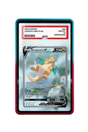 Pokémon TCG Dragonite V (Alternate Full Art) Sword & Shield - Evolving Skies #192/203 PSA Grade Case R & B frame with matching extended artwork