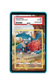 Pokémon TCG Druddigon Sword & Shield - Silver Tempest Trainer Gallery #TG09/TG30 PSA Grade Case Blue frame with matching extended artwork