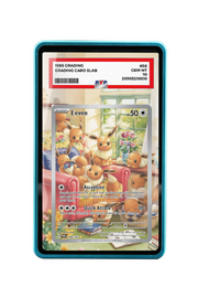 Pokémon TCG Eevee Scarlet & Violet - Twilight Masquerade #188/167 PSA Grade Case Blue frame with matching extended artwork