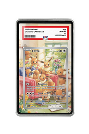 Pokémon TCG Eevee Scarlet & Violet - Twilight Masquerade #188/167 PSA Grade Case Silver frame with matching extended artwork
