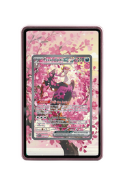 Pokémon TCG Fezandipiti ex - 288/217 Ascended Heroes #288/217 Magnetic Card Holder Pink frame with matching extended artwork