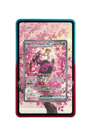 Pokémon TCG Fezandipiti ex - 288/217 Ascended Heroes #288/217 Magnetic Card Holder R & B frame with matching extended artwork