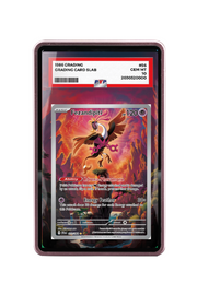 Pokémon TCG Fezandipiti Scarlet & Violet - Shrouded Fable #073/064 PSA Grade Case Pink frame with matching extended artwork