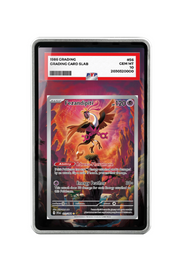 Pokémon TCG Fezandipiti Scarlet & Violet - Shrouded Fable #073/064 PSA Grade Case Silver frame with matching extended artwork