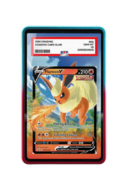 Pokémon TCG Flareon V Sword & Shield - Sword & Shield Promo Cards #SWSH149 PSA Grade Case R & B frame with matching extended artwork