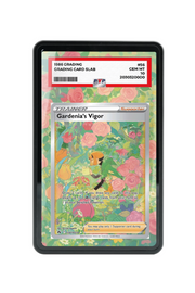 Pokémon TCG Gardenia's Vigor Sword & Shield - Crown Zenith: Galarian Gallery #GG61/GG70 PSA Grade Case Black frame with matching extended artwork
