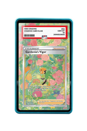 Pokémon TCG Gardenia's Vigor Sword & Shield - Crown Zenith: Galarian Gallery #GG61/GG70 PSA Grade Case Blue frame with matching extended artwork