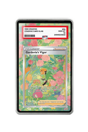 Pokémon TCG Gardenia's Vigor Sword & Shield - Crown Zenith: Galarian Gallery #GG61/GG70 PSA Grade Case Silver frame with matching extended artwork