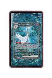 Pokémon TCG Gardevoir ex Scarlet & Violet - Paldean Fates #233/091 Magnetic Card Holder Pink frame with matching extended artwork