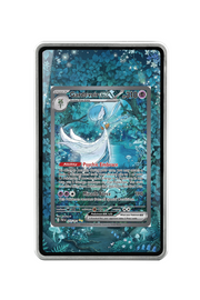 Pokémon TCG Gardevoir ex Scarlet & Violet - Paldean Fates #233/091 Magnetic Card Holder Silver frame with matching extended artwork