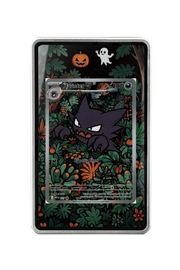 Pokémon TCG Haunter Mega Evolution - Mega Evolution Promo #27 Magnetic Card Holder Silver frame with matching extended artwork