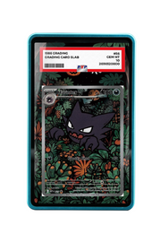 Pokémon TCG Haunter Mega Evolution - Mega Evolution Promo #27 PSA Grade Case Blue frame with matching extended artwork