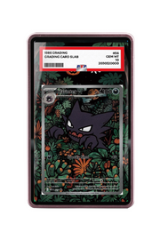 Pokémon TCG Haunter Mega Evolution - Mega Evolution Promo #27 PSA Grade Case Pink frame with matching extended artwork
