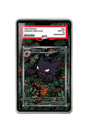 Pokémon TCG Haunter Mega Evolution - Mega Evolution Promo #27 PSA Grade Case Silver frame with matching extended artwork