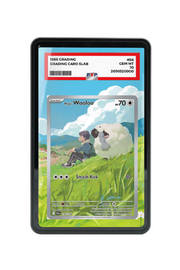 Pokémon TCG Hop's Wooloo Scarlet & Violet - Journey Together #170/159 PSA Grade Case Black frame with matching extended artwork