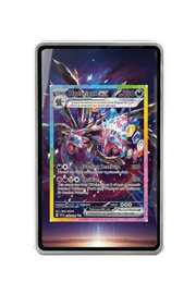 Pokémon TCG Hydreigon ex Scarlet & Violet - Surging Sparks #240/191 Magnetic Card Holder Silver frame with matching extended artwork