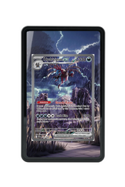 Pokémon TCG Hydreigon ex Scarlet & Violet - White Flare #169/086 Magnetic Card Holder Black frame with matching extended artwork
